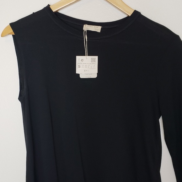 NWT Zara One Sleeve Top - Picture 6 of 6
